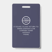 Badge Logo code-barre d'événement VIP All Access personn (Dos)