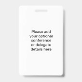 Badge Logo Customisé du DRAPEAU IRLANDE Nom de la photo (Back)