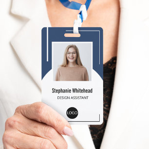 Badge Logo de carte d'identité personnalisée pour employ