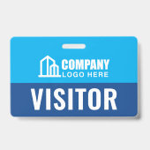 Badge Logo de la carte d'identité du visiteur sur le cha (Avant)