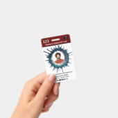 Badge Logo de la photo de l'employé personnalisé Code à  (Manuel / portable)