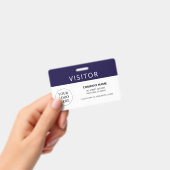 Badge Logo de la société de carte de visite de la marine (Manuel / portable)