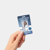 Badge Logo de l'employé de la carte d'identité médicale (Manuel / portable)