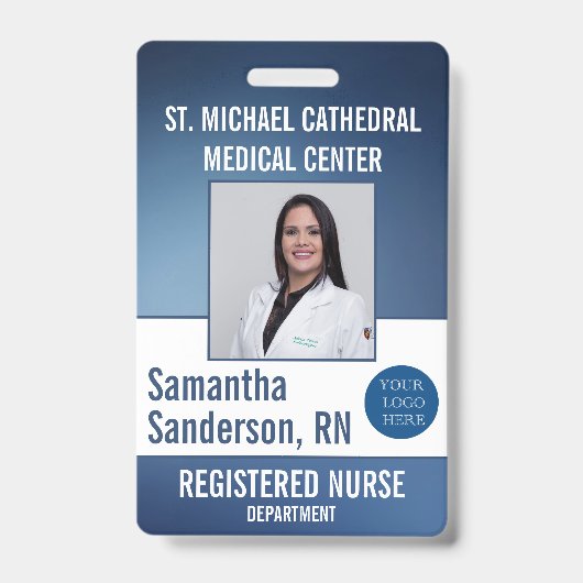 Badge Logo de l'employé de la carte d'identité médicale (Avant)