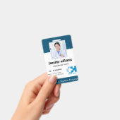 Badge Logo de l'employé de l'hôpital personnalisé et pho (Handheld)