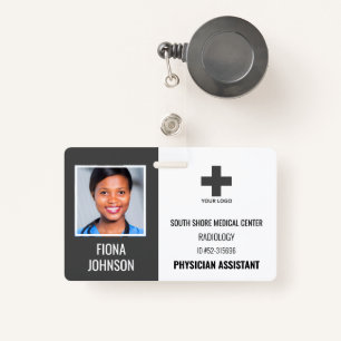 Badge Logo de l'employé Médicale personnalisé - ID photo