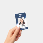 Badge Logo de l'employé personnalisé Nom de la photo Bad (Manuel / portable)