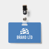 Badge Logo de l'entreprise commerciale (Avant avec clip)
