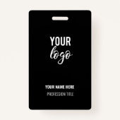 Badge Logo de l'entreprise de reconnaissance des employé (Devant)