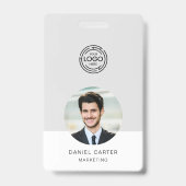 Badge Logo de l'entreprise Photo ID Société (Front)