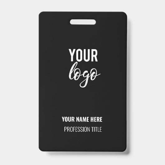 Badge Logo de l'entreprise pour la reconnaissance des em (Avant)