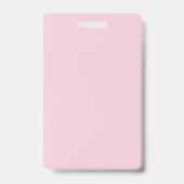 Badge Logo de l'étudiant privé pour l'école à domicile (Arrière)