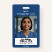 Badge Logo de l'hôpital de l'employé - Infirmière - Médi (Devant)