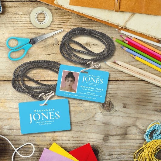 Badge Logo de marque personnelle Moderne Turquoise Emplo