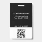 Badge Logo de monogramme de société de coutume commercia (Arrière)