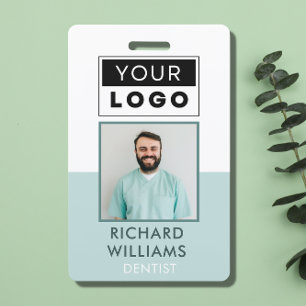 Badge Logo de nom de photo d'employé personnalisé