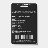 Badge Logo de photo d'agent de correction Photo Agent pé (Arrière)