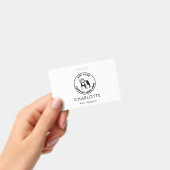 Badge Logo de société moderne Vétérinaire Technicien Per (Manuel / portable)