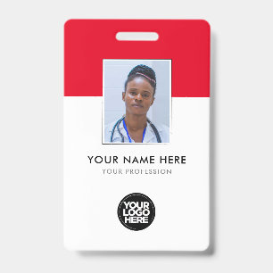 Badge Logo de votre entreprise de soins de santé Clip ph