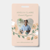 Badge Logo dentaire florissant Logo dentaire Monogramme  (Front)