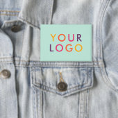 Badge Logo d'entreprise Marque Vert Menthe (Insitu)