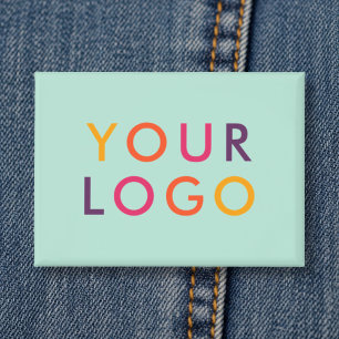 Badge Logo d'entreprise Marque Vert Menthe
