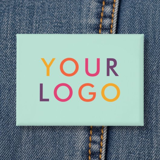 Badge Logo d'entreprise Marque Vert Menthe