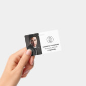 Badge Logo d'entreprise moderne de photo d'identité Nom  (Manuel / portable)