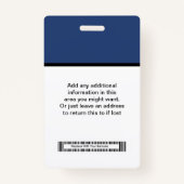 Badge Logo D'Entreprises Budgétaires Insignes Et Code-Ba (Dos)