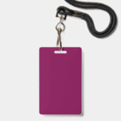 Badge logo des services de nettoyage simple noir chic ro (Arrière avec lanière)