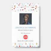 Badge Logo des soins infirmiers autorisés (Avant)