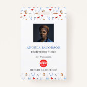 Badge Logo des soins infirmiers autorisés (Devant)