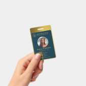 Badge Logo d'identification d'entreprise | Avocat Navy G (Manuel / portable)