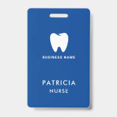 Badge Logo d'identification d'entreprise | Moderne perso (Arrière)