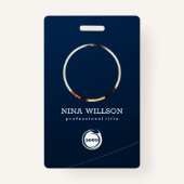 Badge Logo d'identification d'entreprise photo (Devant)