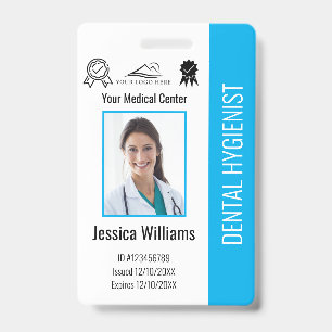 Badge Logo du bureau des dentistes personnalisés - ID ph