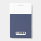 Badge Logo du Visitor Blue Company Identifiant du Pass a (Arrière)