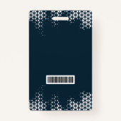 Badge Logo du Visitor Blue Company Identifiant du Pass a (Dos)