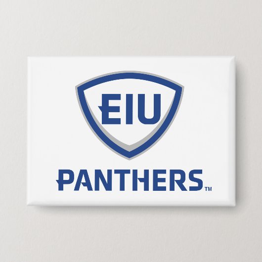 Badge Logo Eastern Illinois Panthers Shield & Wordmark (Recto)