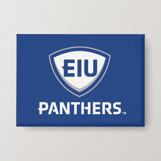 Badge Logo Eastern Illinois Panthers Shield & Wordmark (Recto)