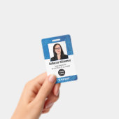 Badge Logo et carte d'identité de l'employé de la sociét (Manuel / portable)