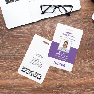 Badge Logo et carte d'identité photo personnalisés pour