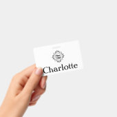 Badge Logo et nom de l'entreprise ou de l'entreprise per (Manuel / portable)