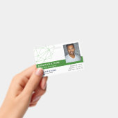 Badge Logo et photo Logo des polygones verts (Manuel / portable)