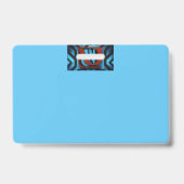 Badge Logo Fierce Netflix sur Arrière - plan noir et ble (Dos)