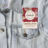 Badge Logo fleur sauvage Botanique Floral Business (Insitu)