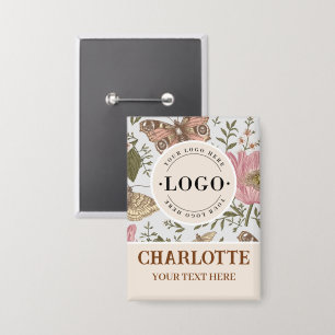 Badge Logo fleur sauvage Botanique Floral Business