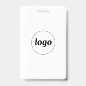 Badge Logo Nom Commercial Professionnel (Arrière)