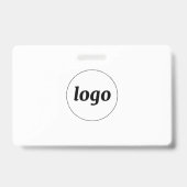 Badge Logo Nom Commercial Professionnel (Arrière)