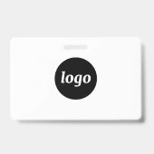 Badge Logo Nom d'entreprise professionnel (Arrière)